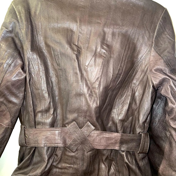 DKNY GENUINE LEATHER JACKET SIZE SMALL- EXCELLENT CONDITION - Picture 6 of 14
